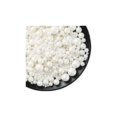 Perles Blanches plusieurs tailles 100 gr