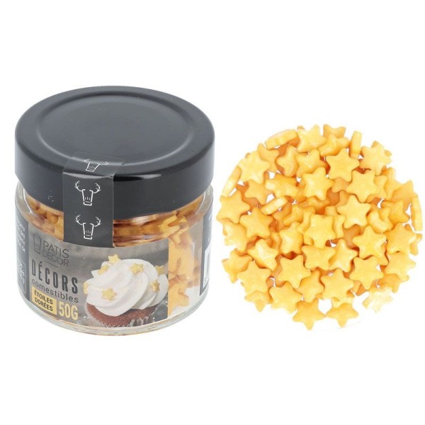 Sprinkles Etoiles Or Patis decor