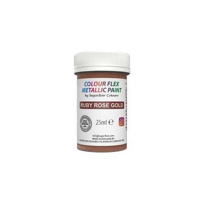 Peinture alimentaire Rose gold Sugar flair