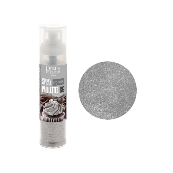 Spray Paillette argent