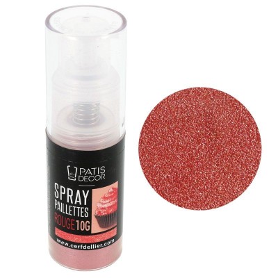 Spray Paillette rouge