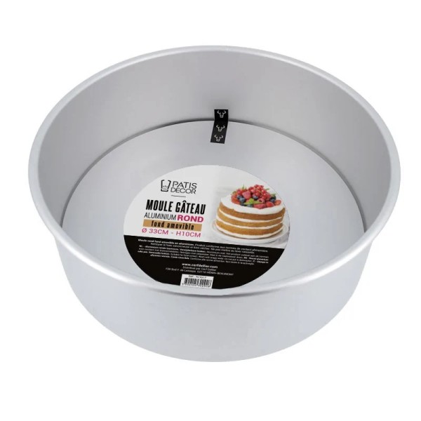 Moule rond 33 cm hauteur 10 cm